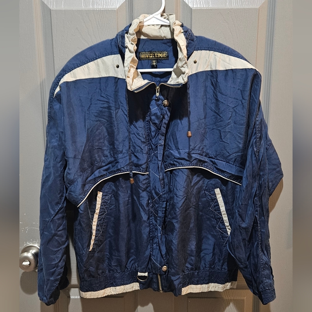 Vintage River Edge Nylon Jacket RE Sport Medium